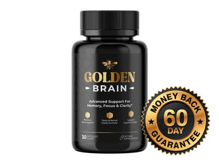 Golden Brain memory, focus and clarity capsules